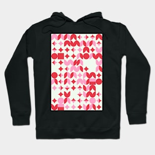 Girly Geometric Pattern - Flowers - Stars #9 Hoodie